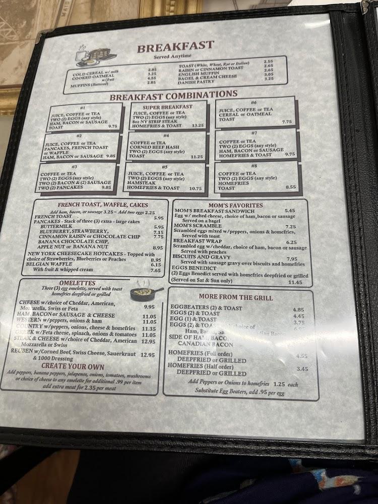 Mom's Family Restaurant Menu image 4